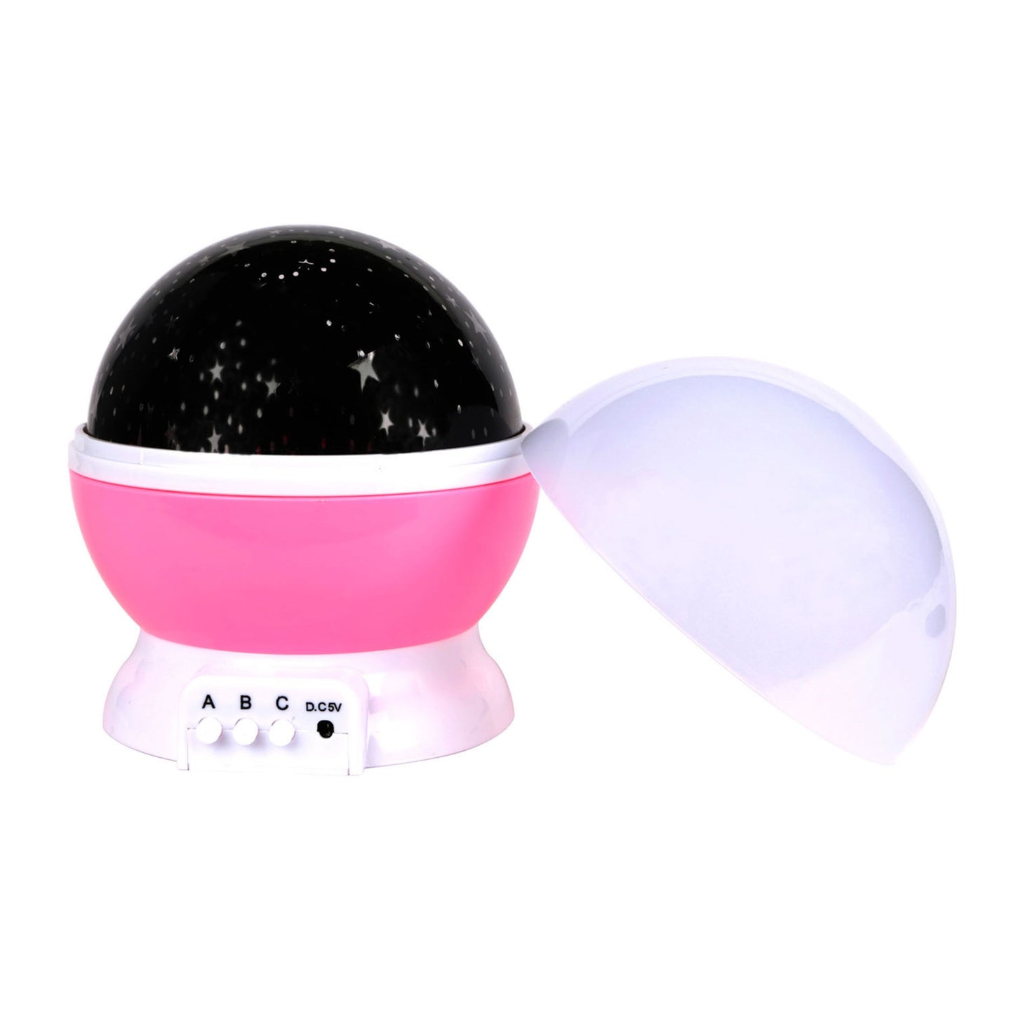 title:Rotating Starry Night Lamp - USB Sleep Light, LED, Xmas Gift;color:Pink