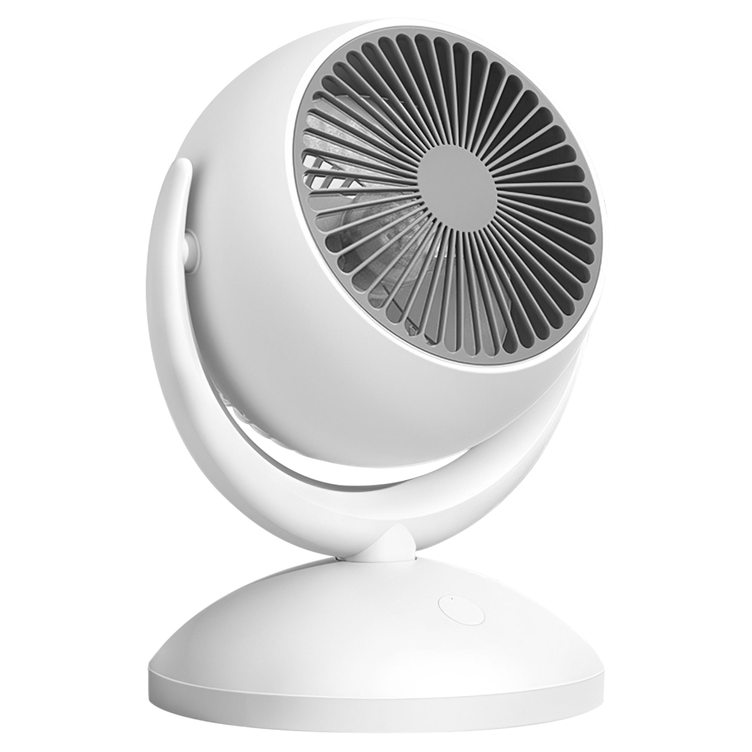 title:Quiet Electric Desk Fan - 4 Speeds, 360° Tilt Head - Ideal for Home, Office, Bedroom;color:White