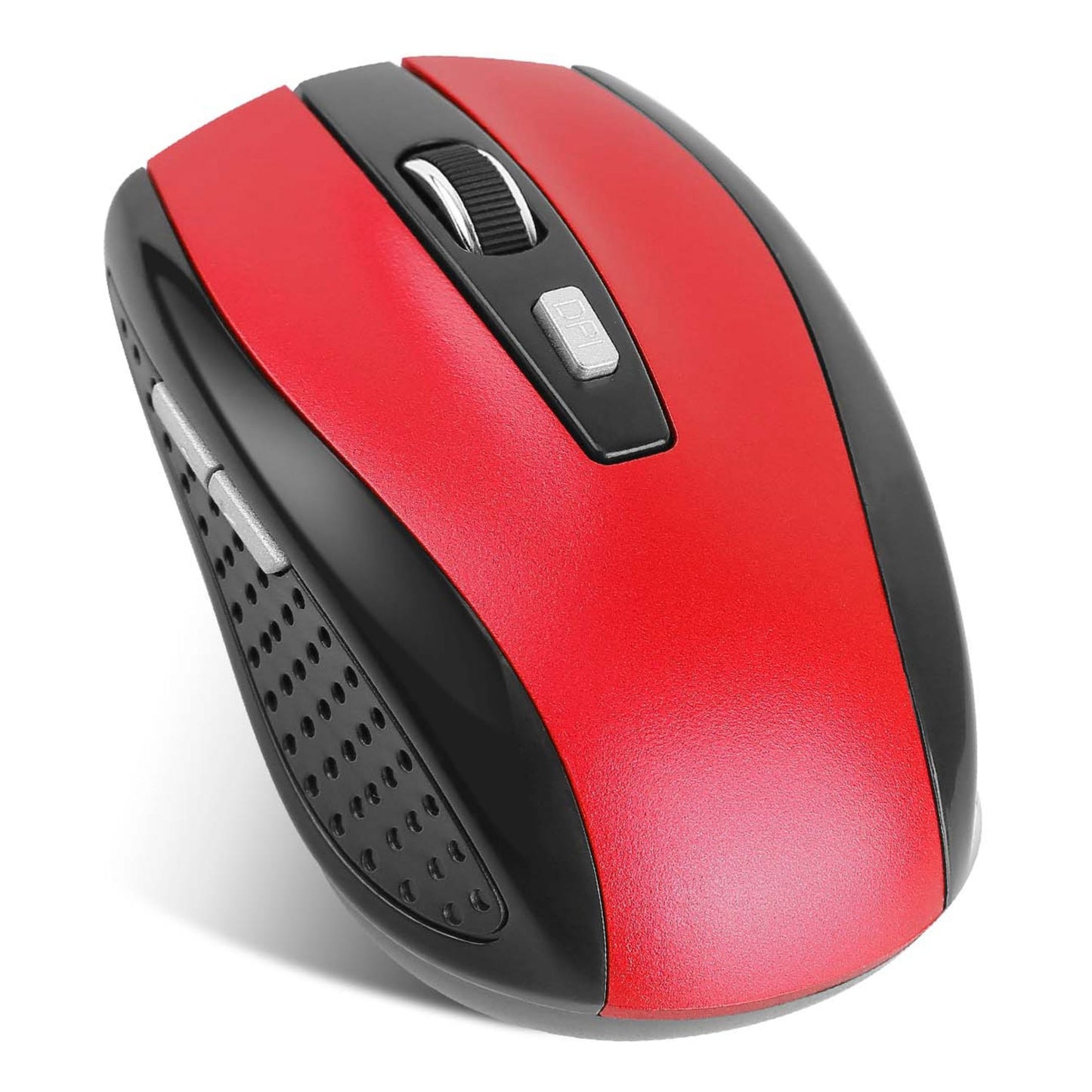 title:2.4G Wireless Gaming Mouse, 3 Adjustable DPI, 6 Buttons, for PC Laptop Macbook. Includes Receiver.;color:Red