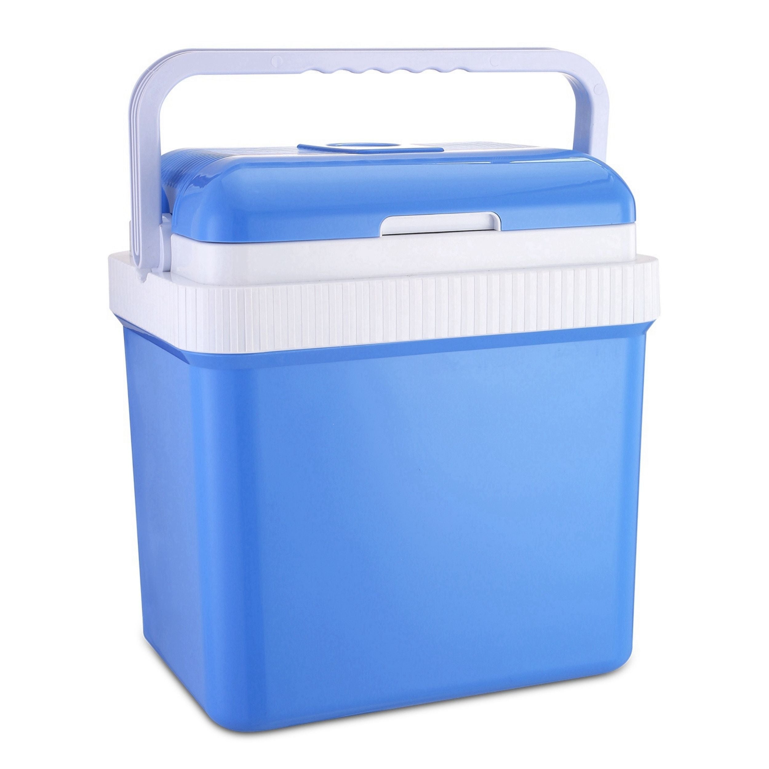 title:24L Portable Car Cooler 12V Refrigerator - Travel Cooling & Warm Fridge Box for Car/Home - 24L Capacity;color:Blue