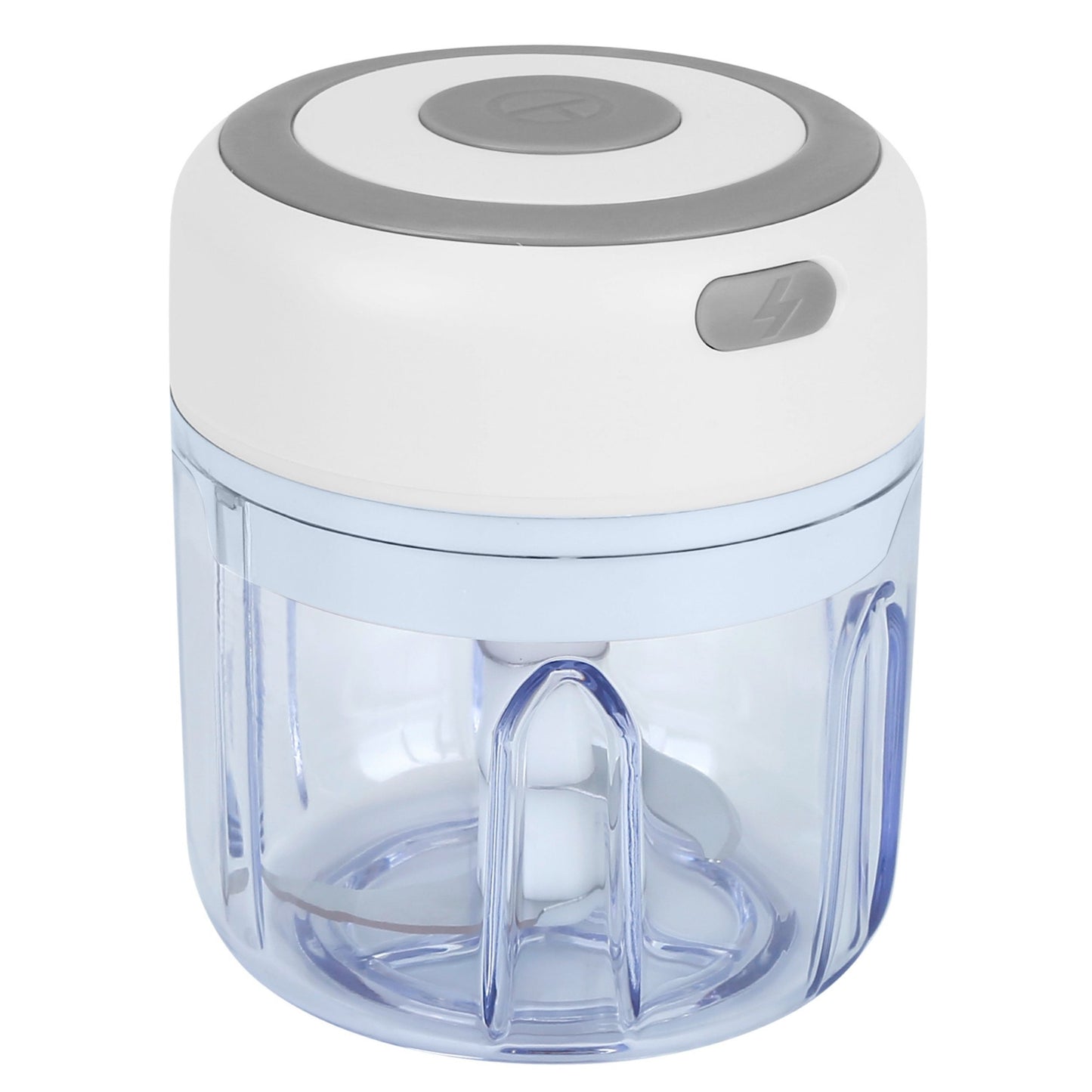 title:Cordless Mini Electric Garlic Chopper - Rechargeable, 8.45OZ - Ideal for Food, Chili, Nuts, Onions, and More;color:White