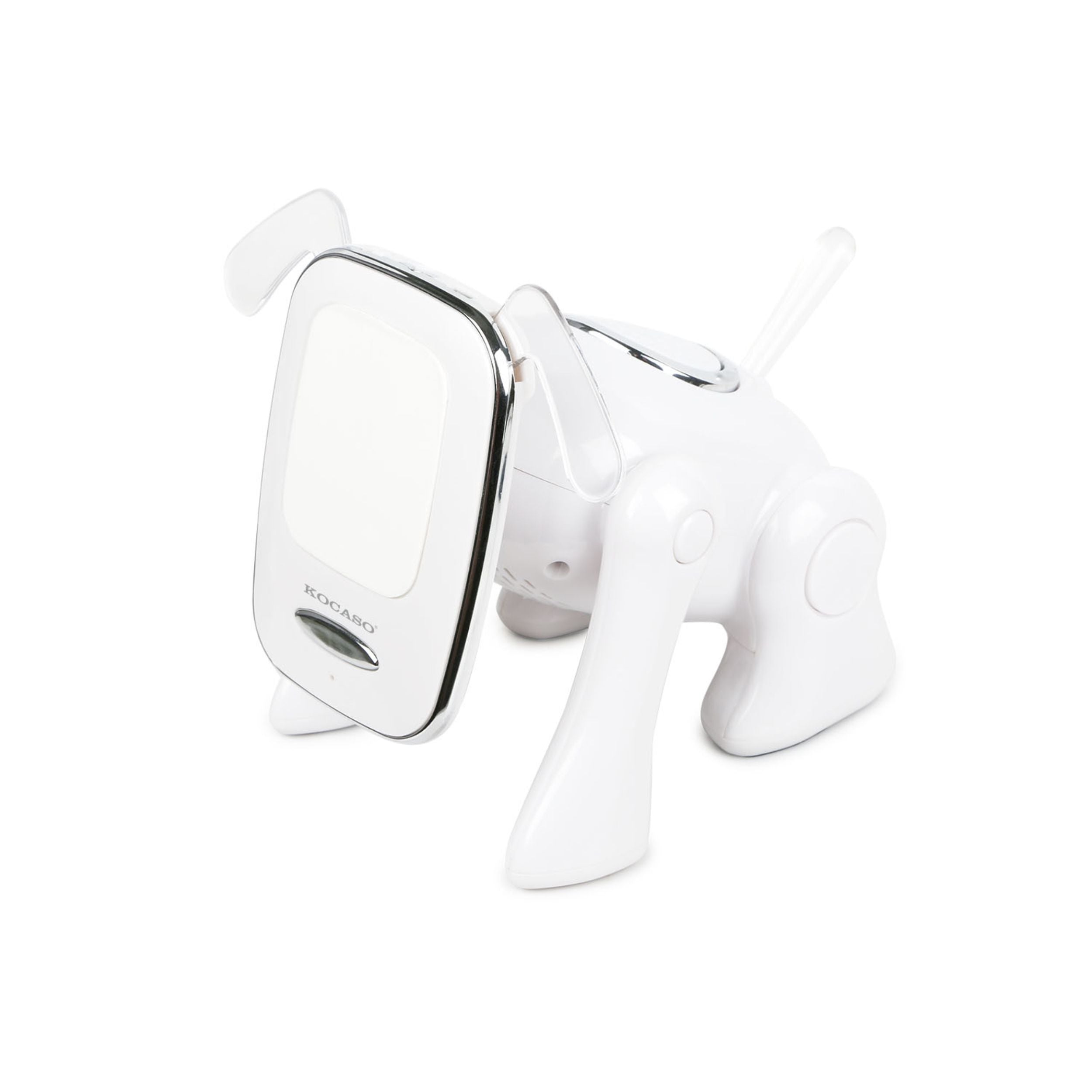 title:Portable Mini Puppy Dog Wireless Speaker with Built-In Mic, FM Radio, Stereo Bass, MMC Card Slot, USB Port - for Cellphone;color:White