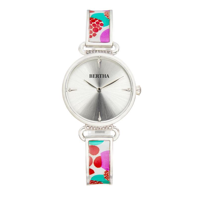 Bertha Katherine Enamel-Designed Bracelet Watch - Ruumur