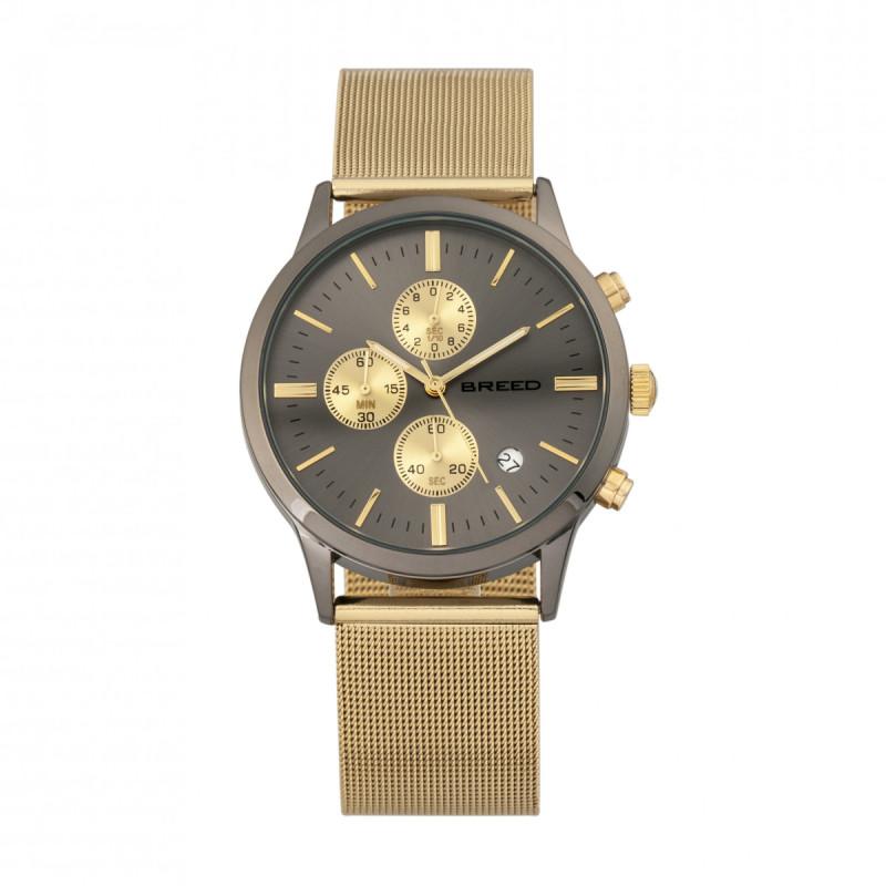 Breed Espinosa Chronograph Mesh-Bracelet Watch w/ Date