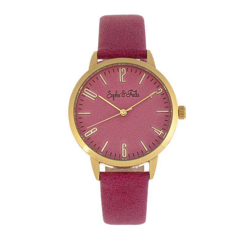 Sophie and Freda Vancouver Leather-Band Watch