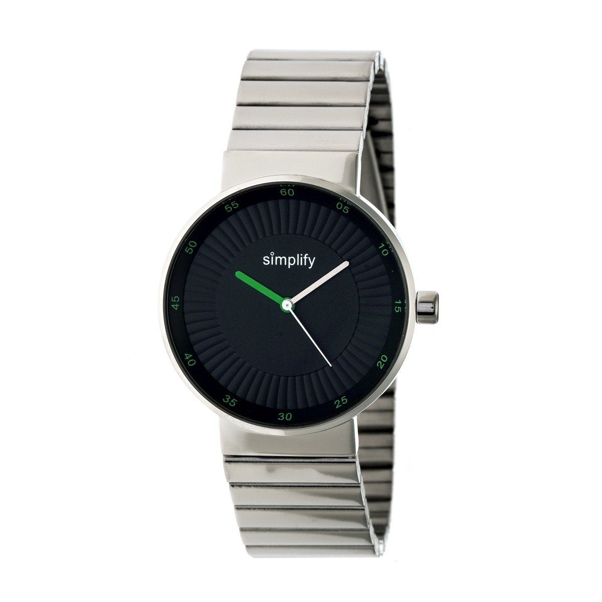 Simplify The 4600 Bracelet Watch - Silver/Olive - SIM4601