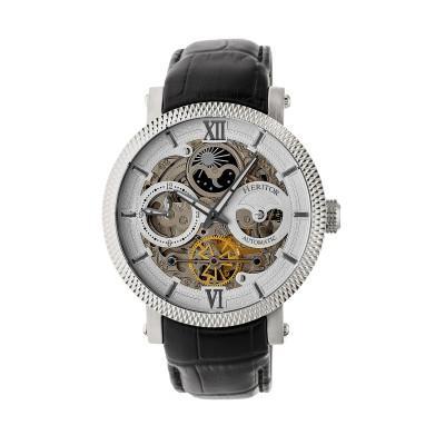 Heritor Automatic Aries Skeleton Dial Men's Watch - Ruumur