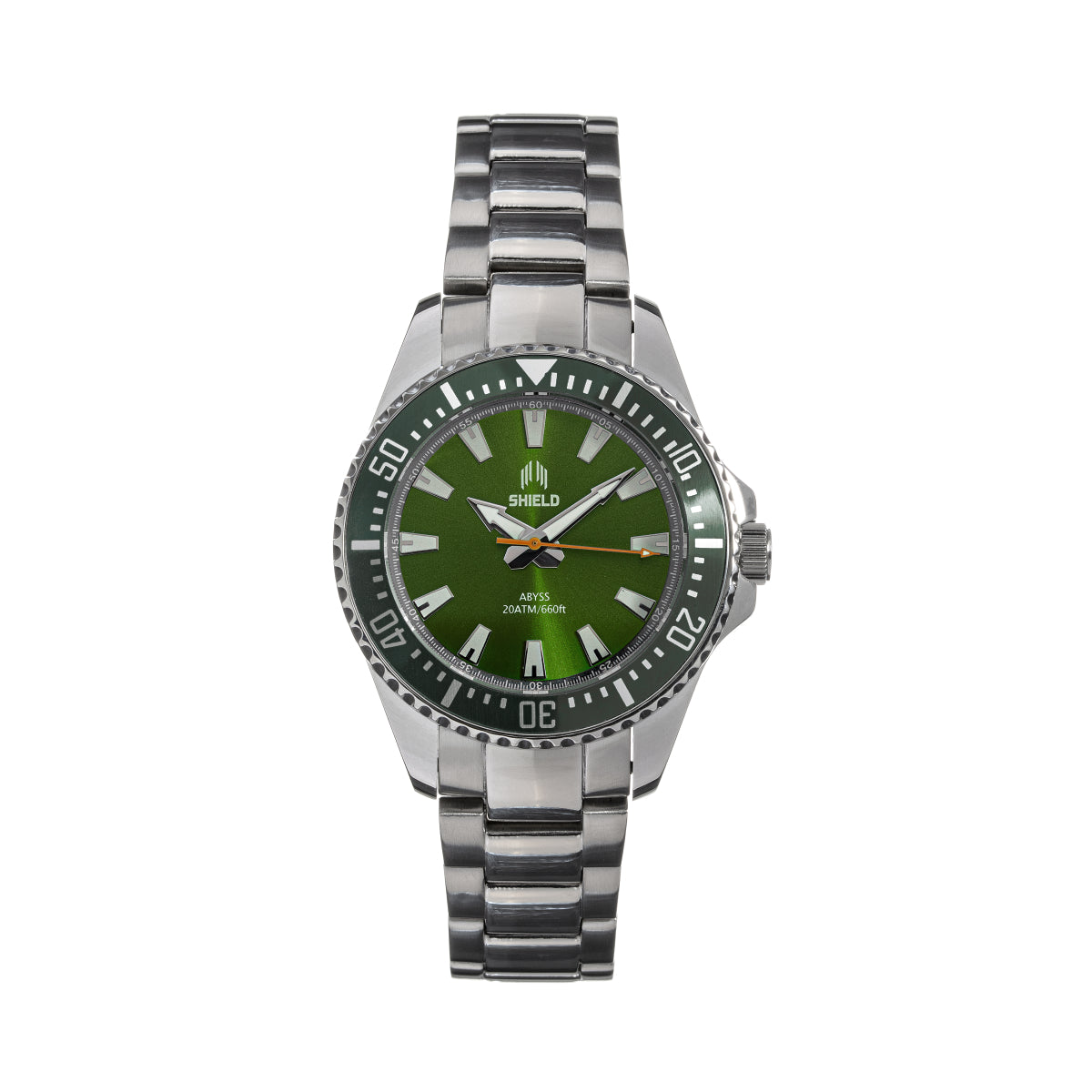 Shield Abyss Bracelet Watch - Green/Grey - SLDSH111-6