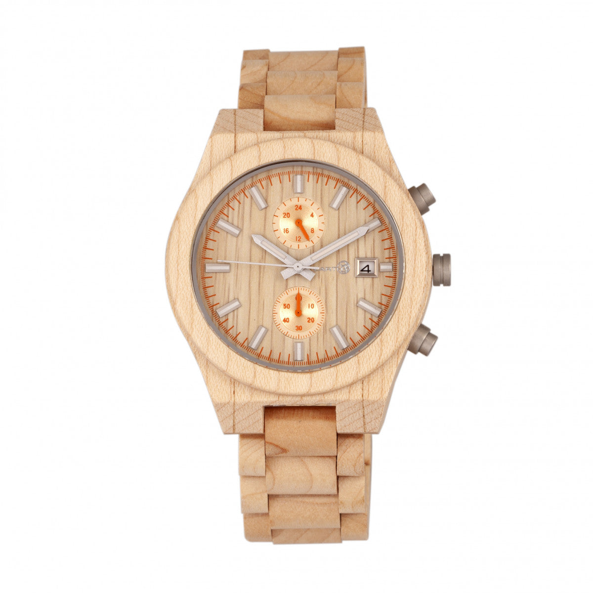 Earth Wood Castillo Bracelet Watch w/Date - Khaki - ETHEW5101