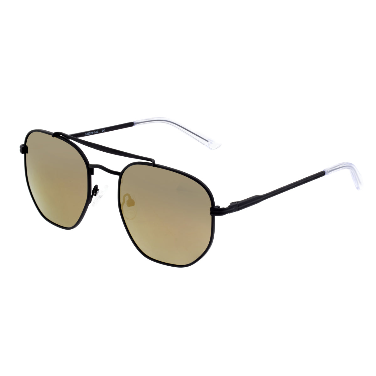 Sixty One Stockton Polarized Sunglasses - Black/Gold - SIXS103BK