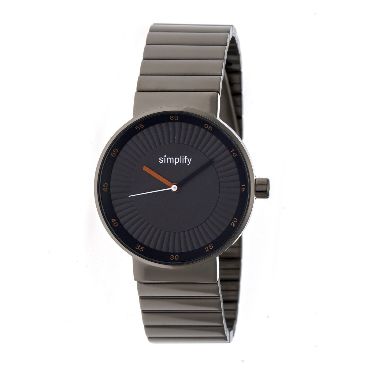 Simplify The 4600 Bracelet Watch - Charcoal/Camel - SIM4606