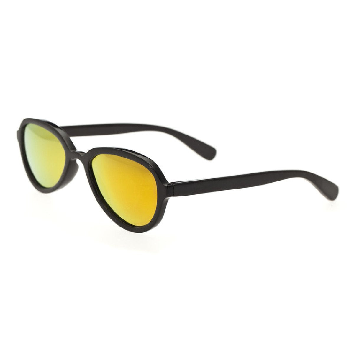 Bertha Alexa Buffalo-Horn Polarized Sunglasses - Black/Gold - BRSBR007B