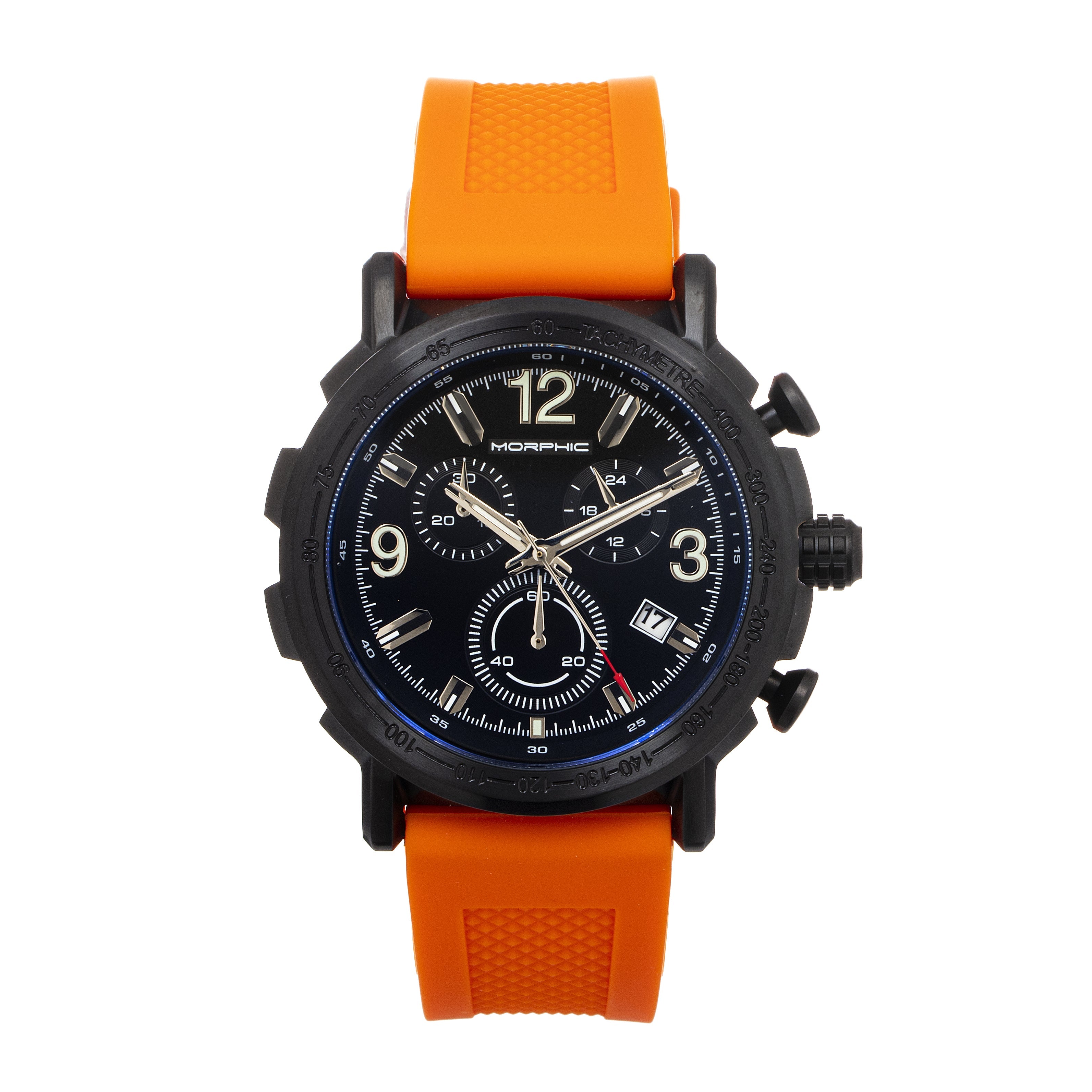 Morphic M93 Series Chronograph Strap Watch w/Date - Orange - MPH9305