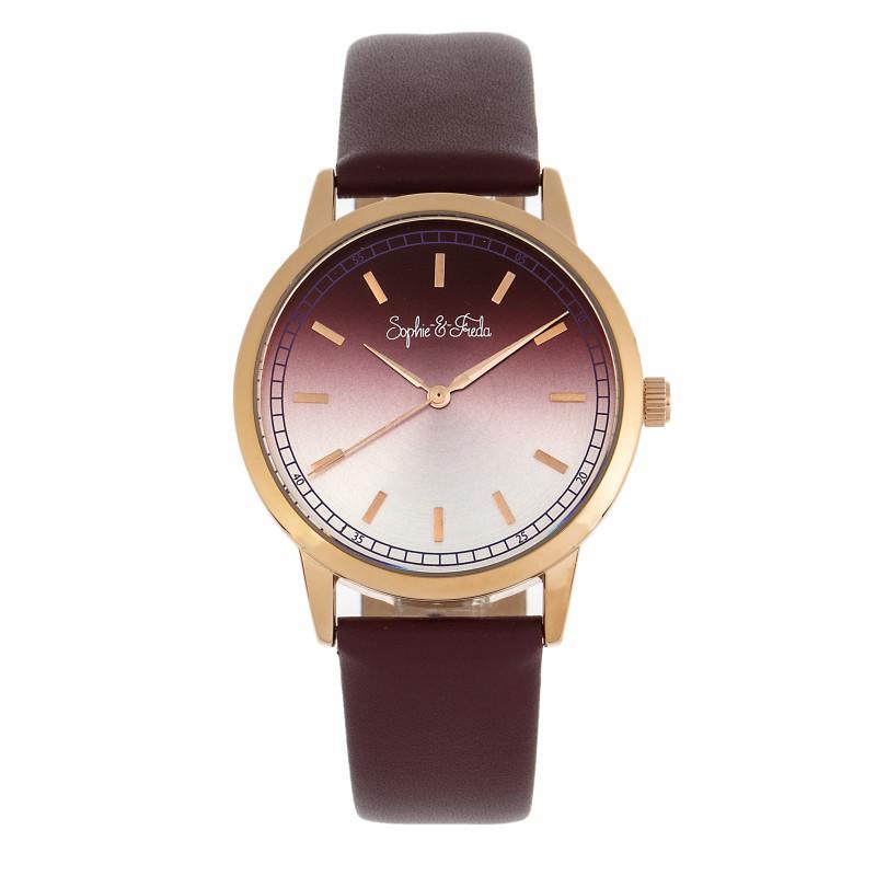 Sophie and Freda San Diego Leather-Band Watch - Ruumur