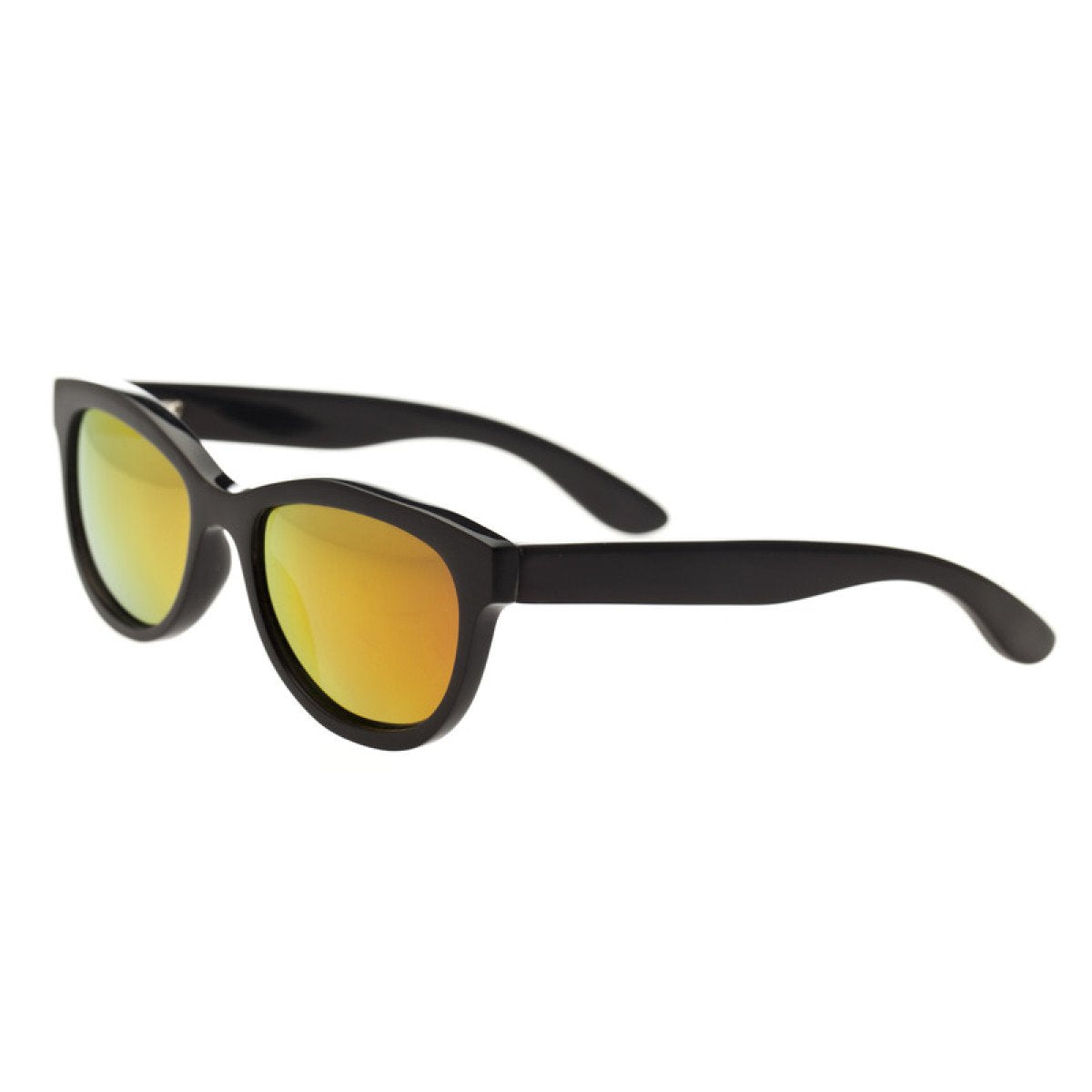 Bertha Carly Buffalo-Horn Polarized Sunglasses - Black/Gold - BRSBR009B