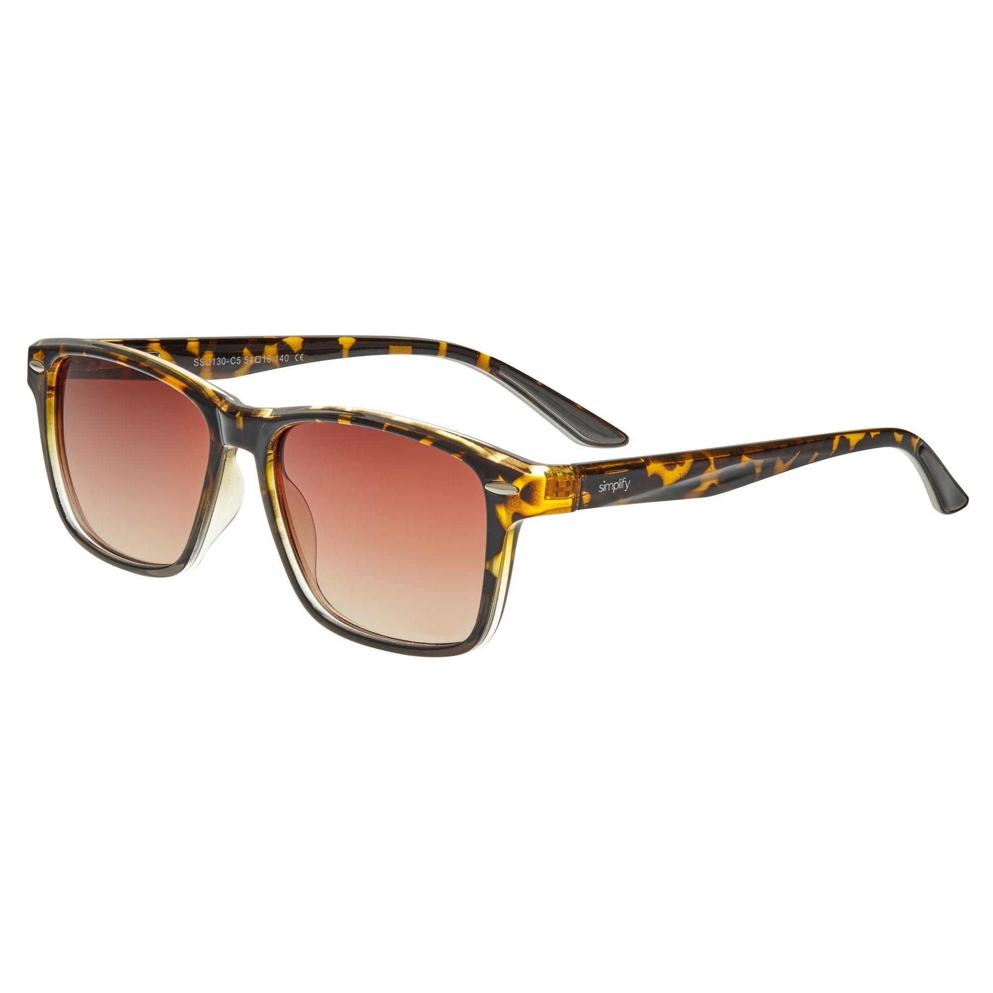 Simplify Wilder Polarized Sunglasses - Tortoise/Brown - SSU130-C5