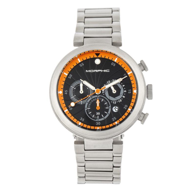 Morphic M87 Series Chronograph Bracelet Watch w/Date