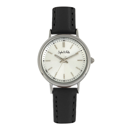 Sophie & Freda Berlin Leather-Band Watch - Black - SAFSF4801