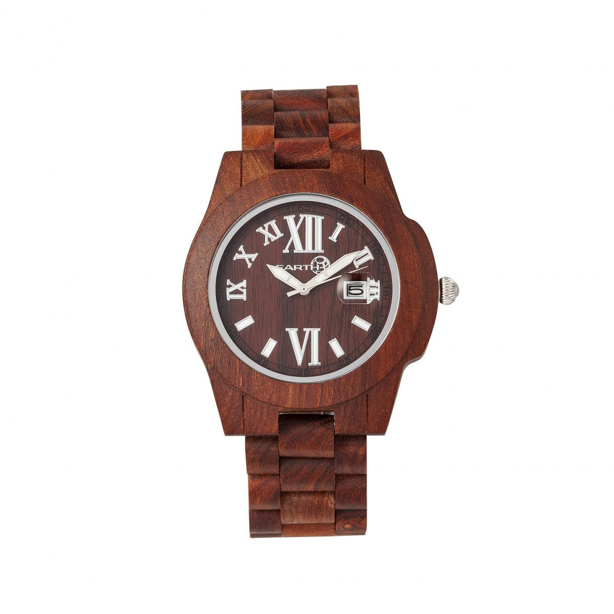 Earth Wood Heartwood Bracelet Watch w/Date