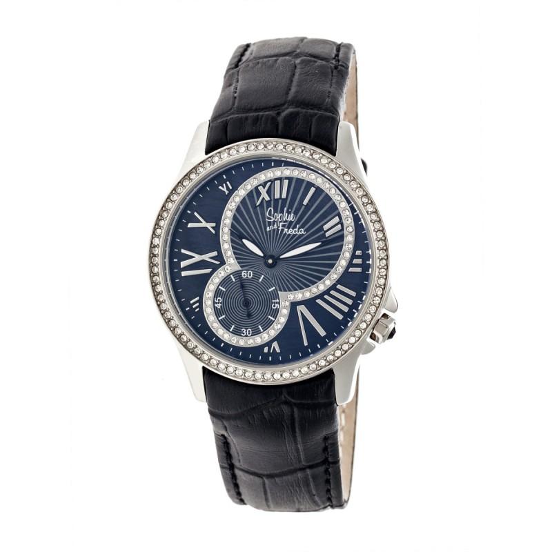 Sophie & Freda Toronto Leather-Band Ladies Watch