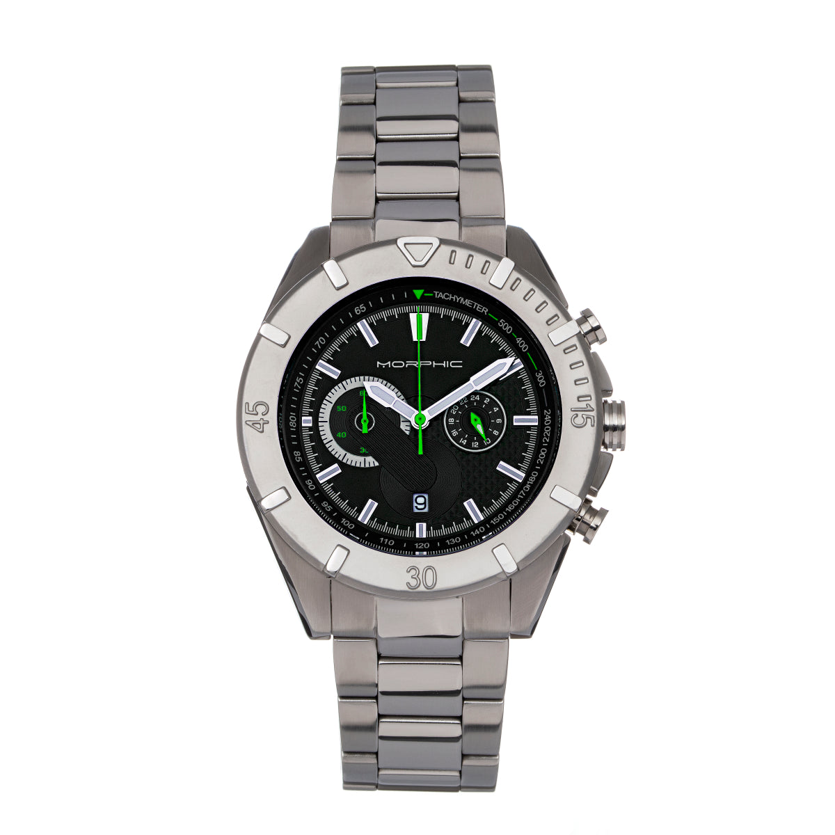 Morphic M94 Series Chronograph Bracelet Watch w/Date - Ruumur