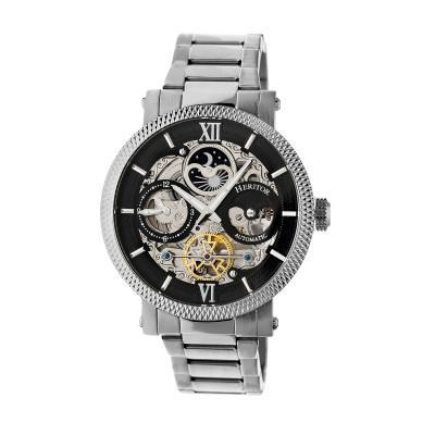 Heritor Automatic Aries Skeleton Dial Men's Watch - Ruumur