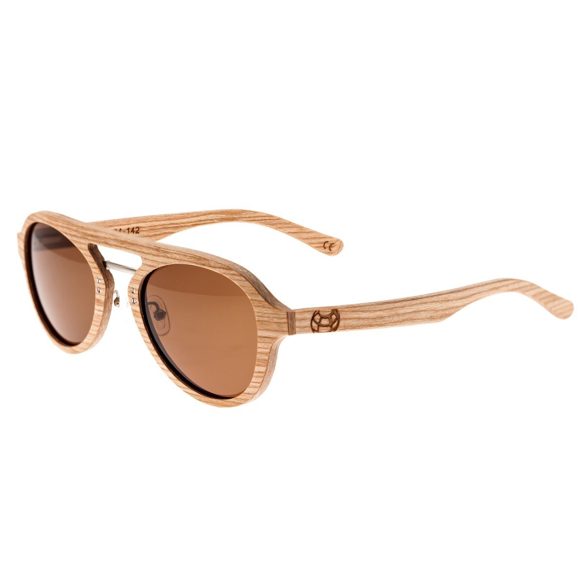 Earth Wood Cruz Polarized Sunglasses - Ruumur