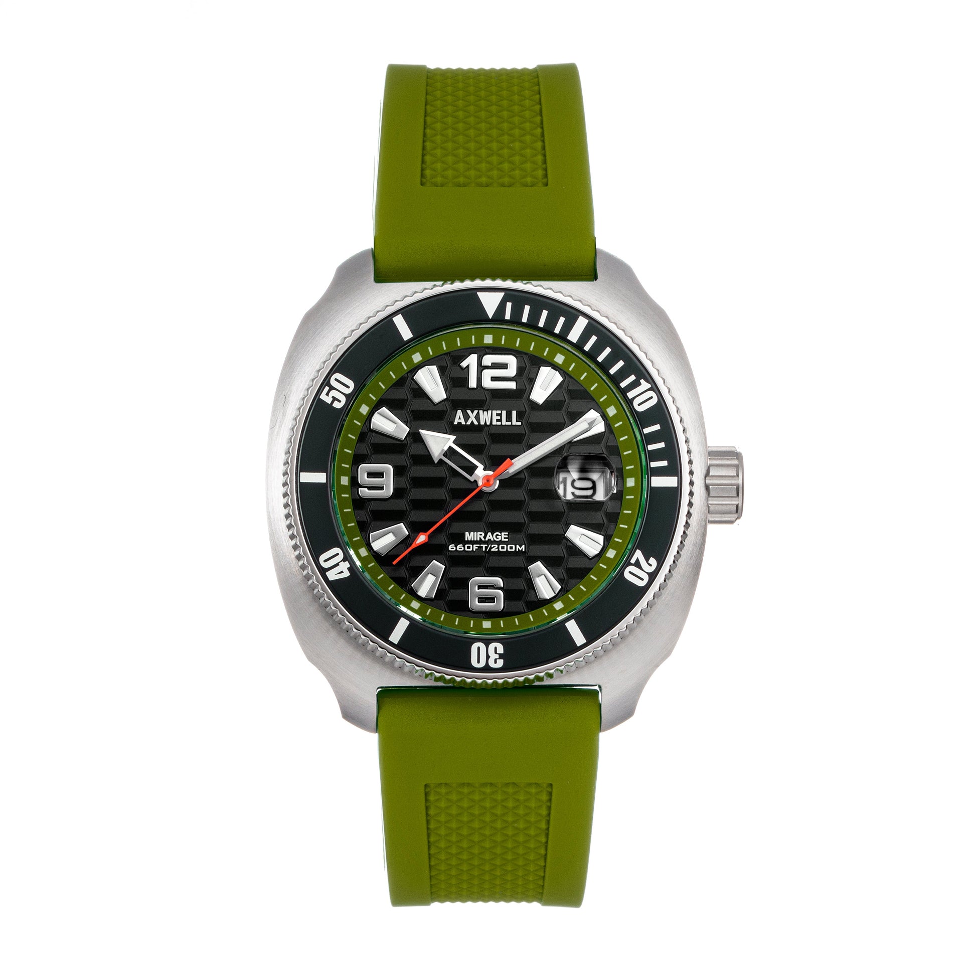 Axwell Mirage Strap Watch w/Date - Green - AXWAW111-3