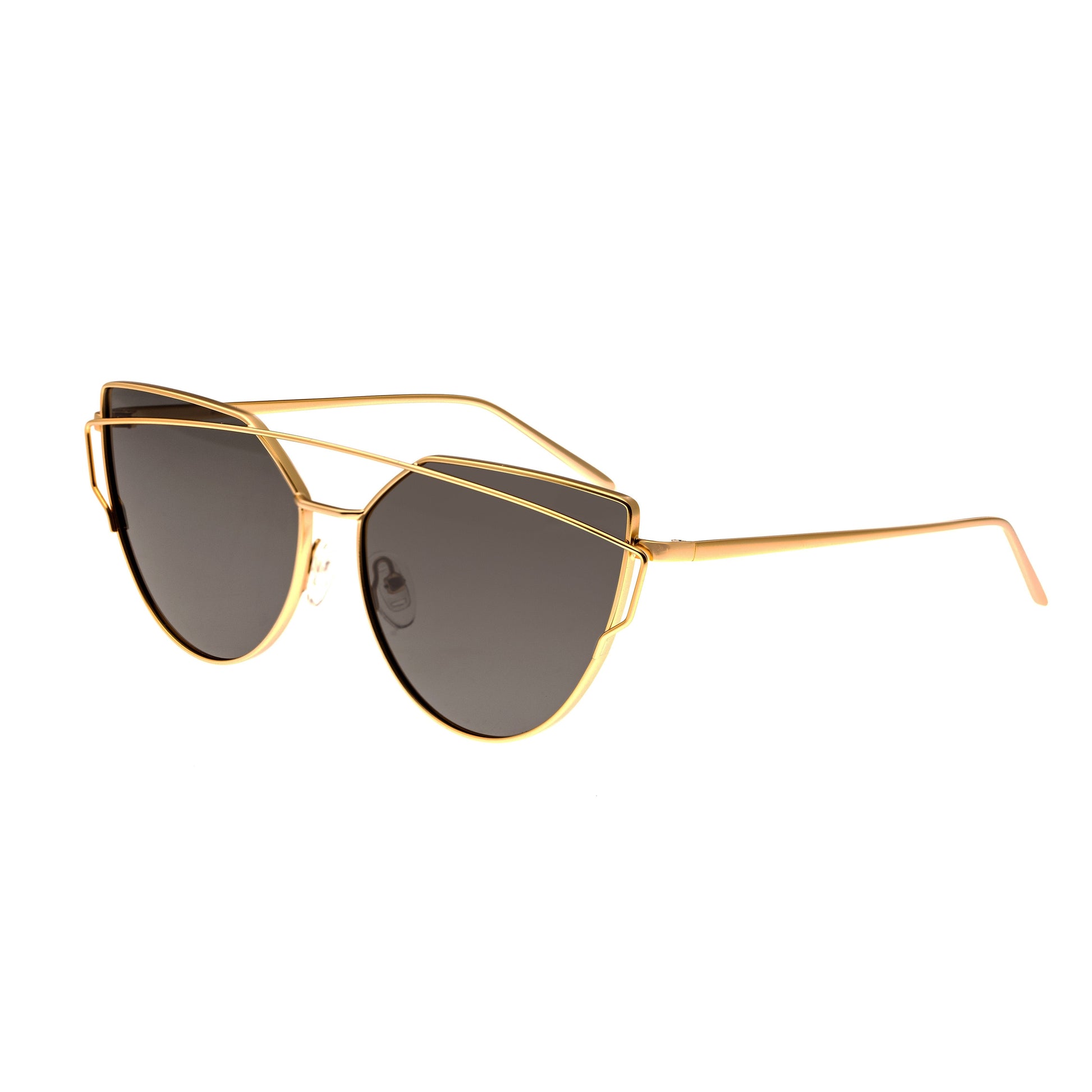 Bertha Aria Polarized Sunglasses - Gold/Black - BRSBR025BL