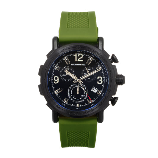 Morphic M93 Series Chronograph Strap Watch w/Date - Green - MPH9304