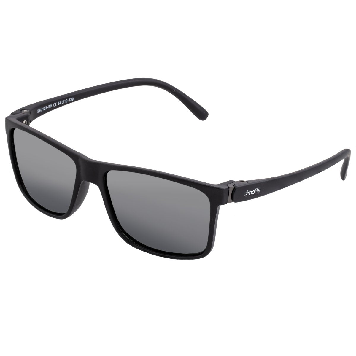 Simplify Ellis Polarized Sunglasses - Gloss Black/Black - SSU123-BK