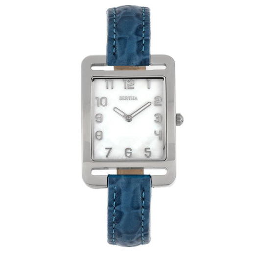 Bertha Marisol Swiss MOP Leather-Band Watch - Ruumur