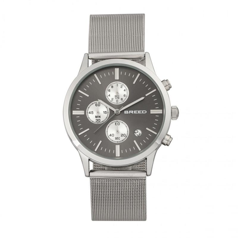 Breed Espinosa Chronograph Mesh-Bracelet Watch w/ Date