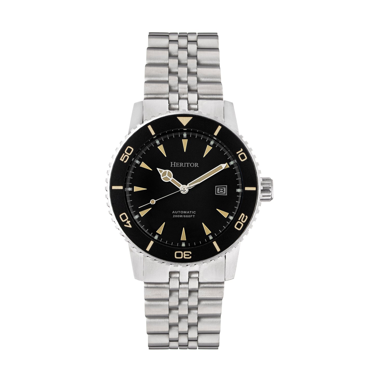 Heritor Automatic Hurst Bracelet Watch - Black - HERHS1901