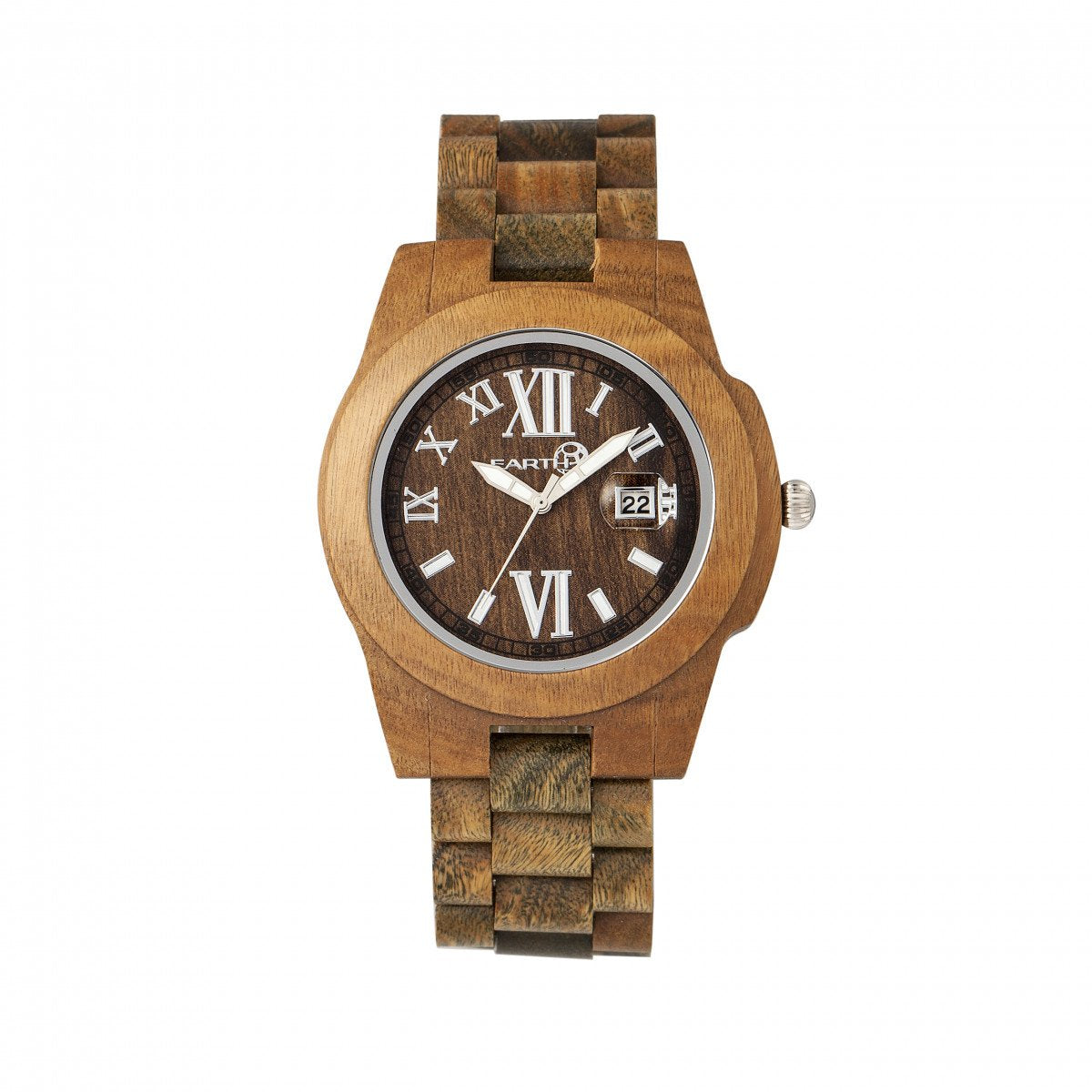 Earth Wood Heartwood Bracelet Watch w/Date