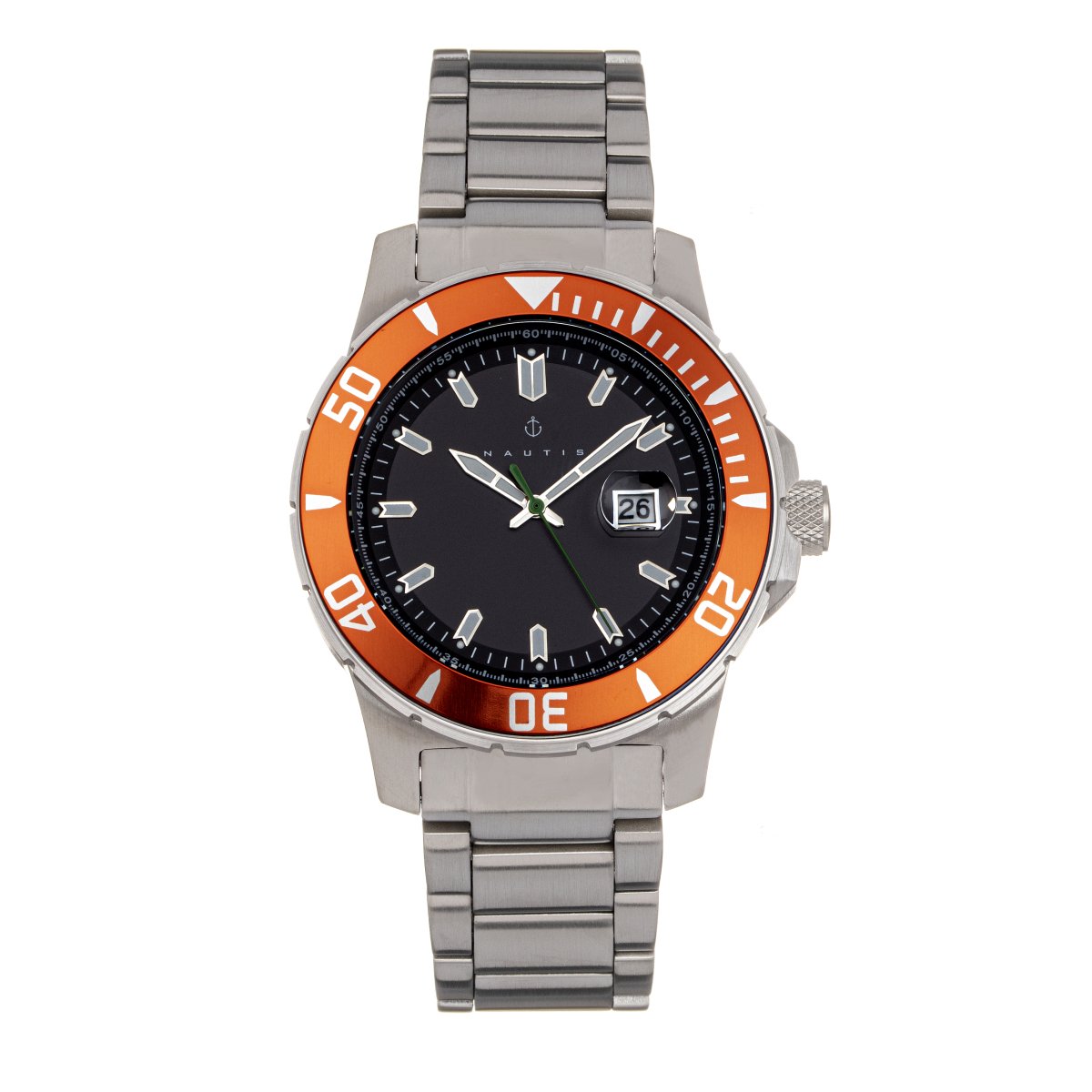 Nautis Admiralty Pro 200 Bracelet Watch w/Date