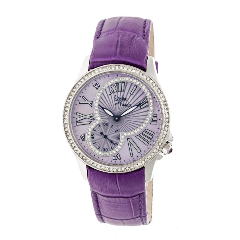 Sophie & Freda Toronto Leather-Band Ladies Watch