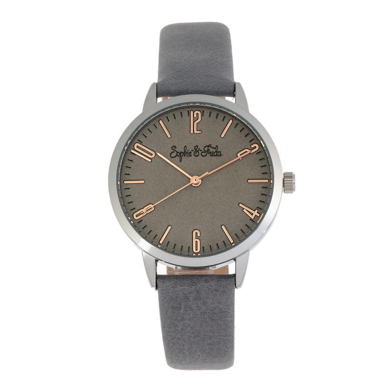 Sophie and Freda Vancouver Leather-Band Watch