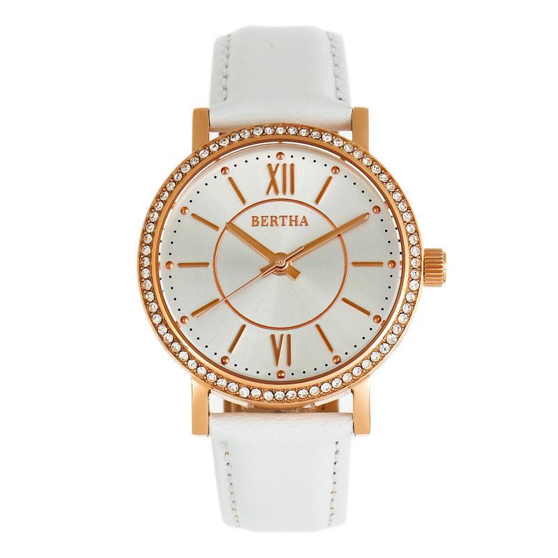 Bertha Lydia Leather-Band Watch