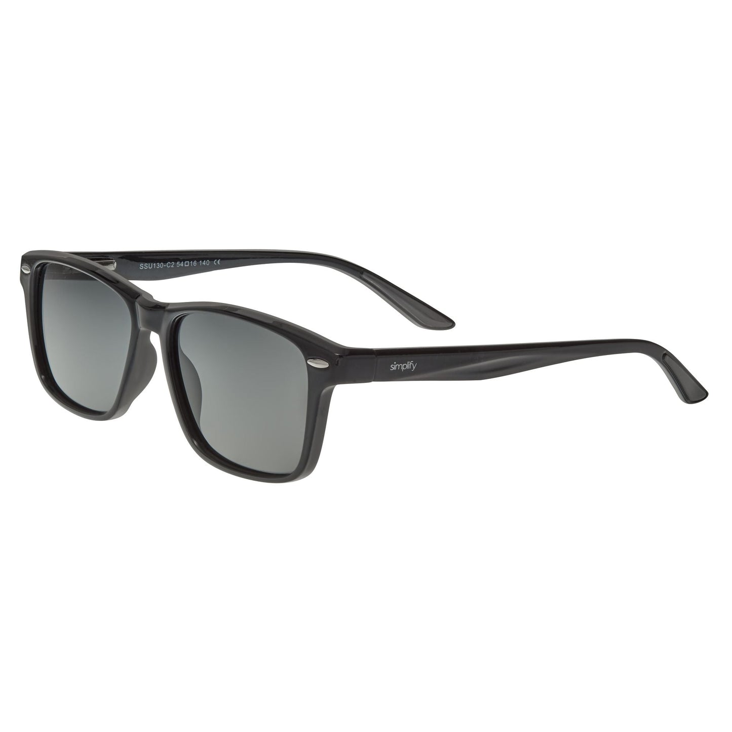 Simplify Wilder Polarized Sunglasses - Black/Black - SSU130-C2