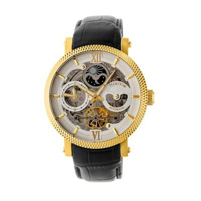 Heritor Automatic Aries Skeleton Dial Men's Watch - Ruumur