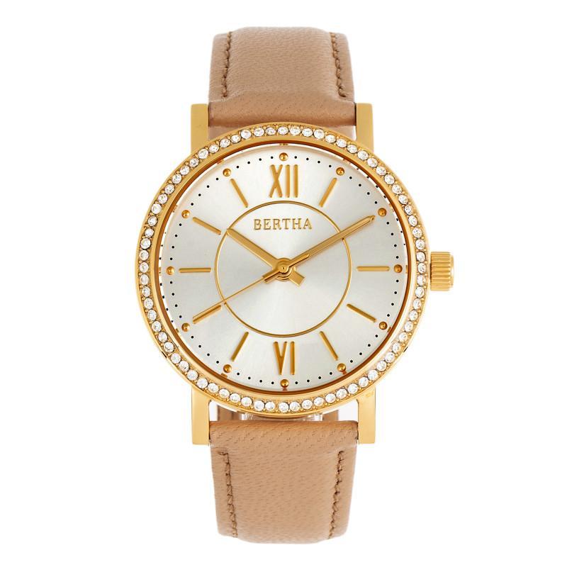 Bertha Lydia Leather-Band Watch