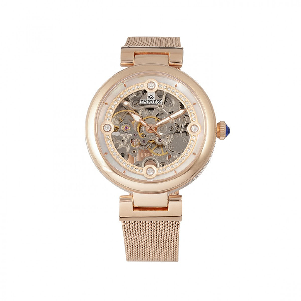 Empress Adelaide Automatic Skeleton Ladies Watch - Rose Gold - EMPEM2503