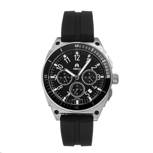 Shield Sonar Chronograph Strap Watch w/Date - Ruumur