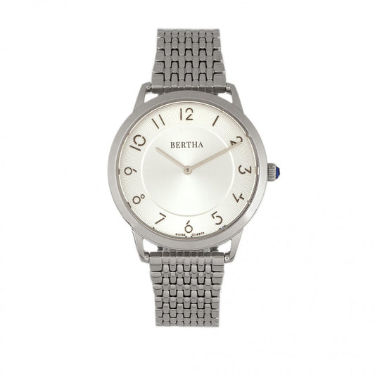 Bertha Abby Swiss Bracelet Watch - Silver - BTHBR6801