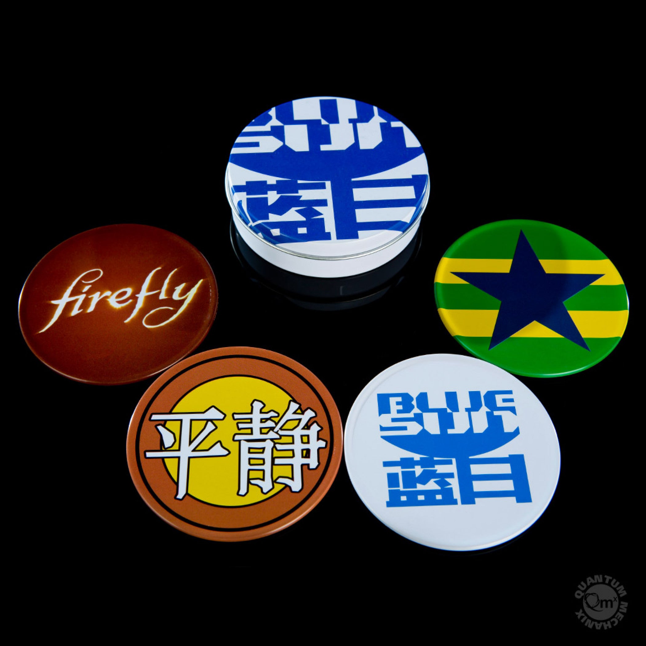 title:Firefly Variety 4-Pack Coaster Set;color:Multi-Color