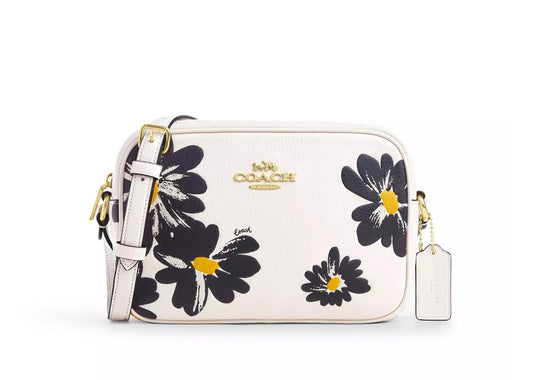 title:Coach Women's Jamie Camera Bag With Floral Print;color:Chalk Multi