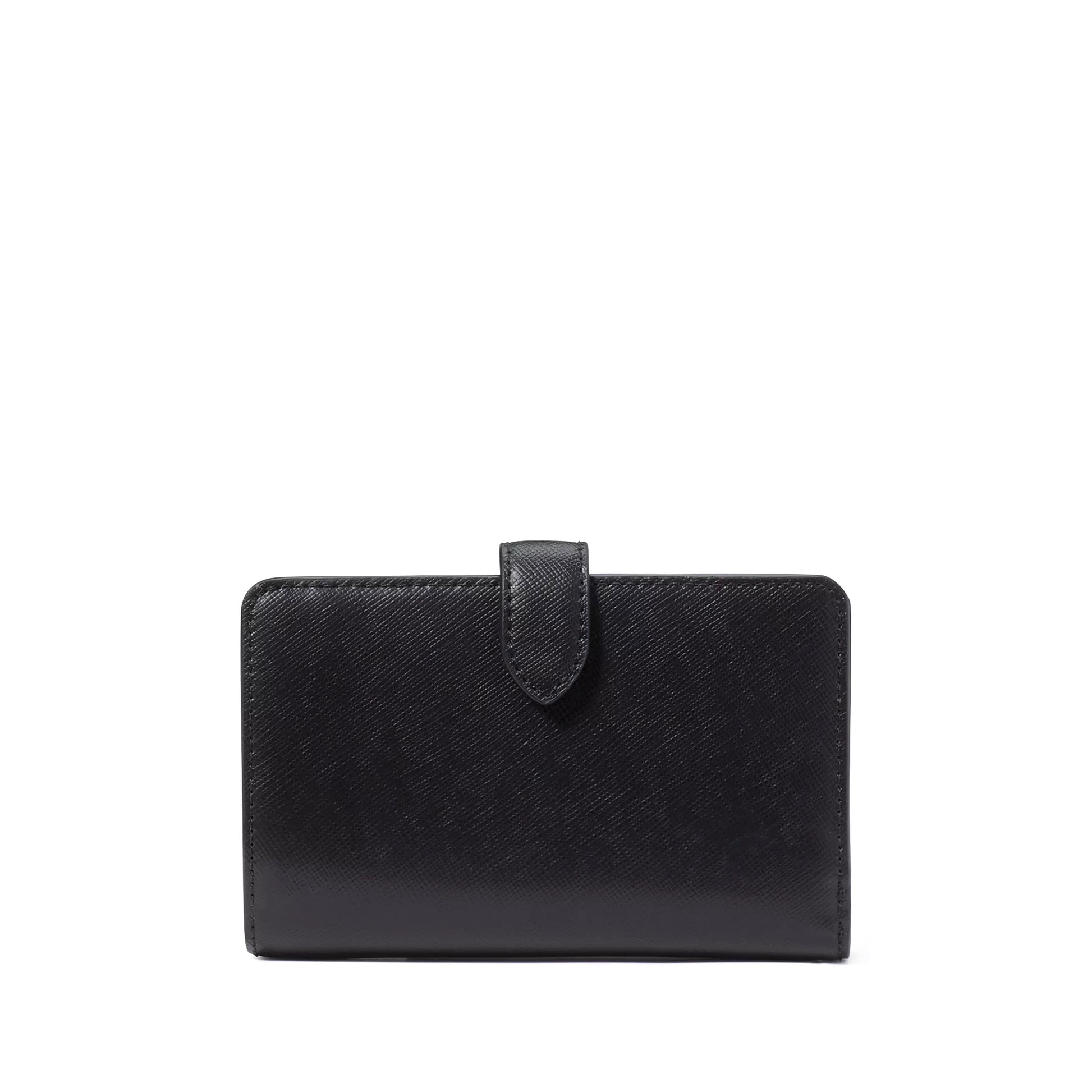 title:Kate Spade Women's Madison Medium Compact Bifold Wallet;color:Black