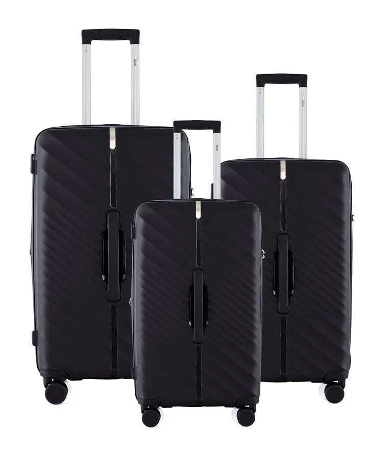 IZOD Gail Polycarbonate Hard shell Expandable Lightweight 360 Dual Spinning Wheels Combo Lock 28", 24", 20" 3 Piece Luggage Set