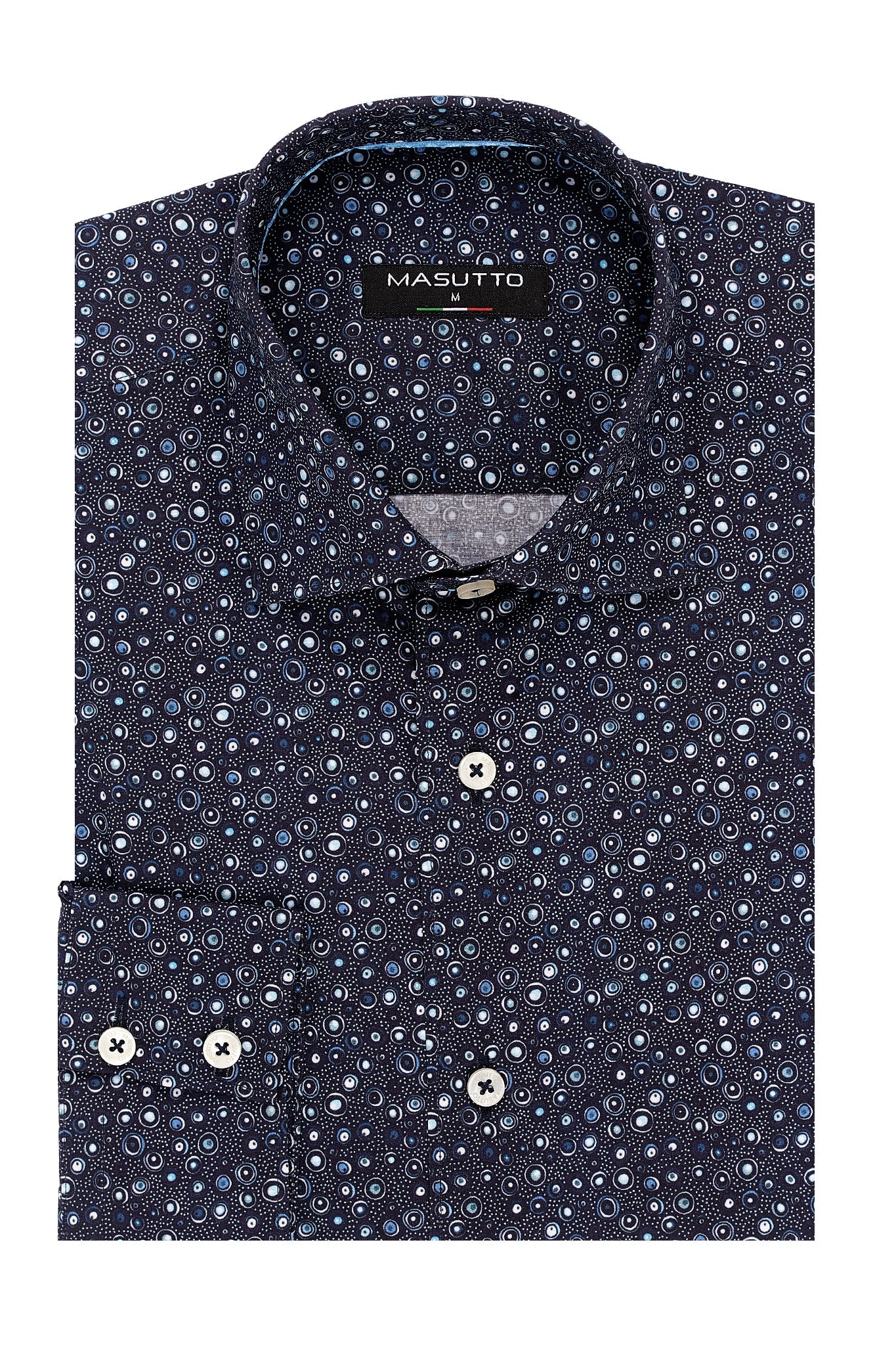 MASUTTO GENE/92 LONG SLEEVE BUTTON DOWN SHIRT